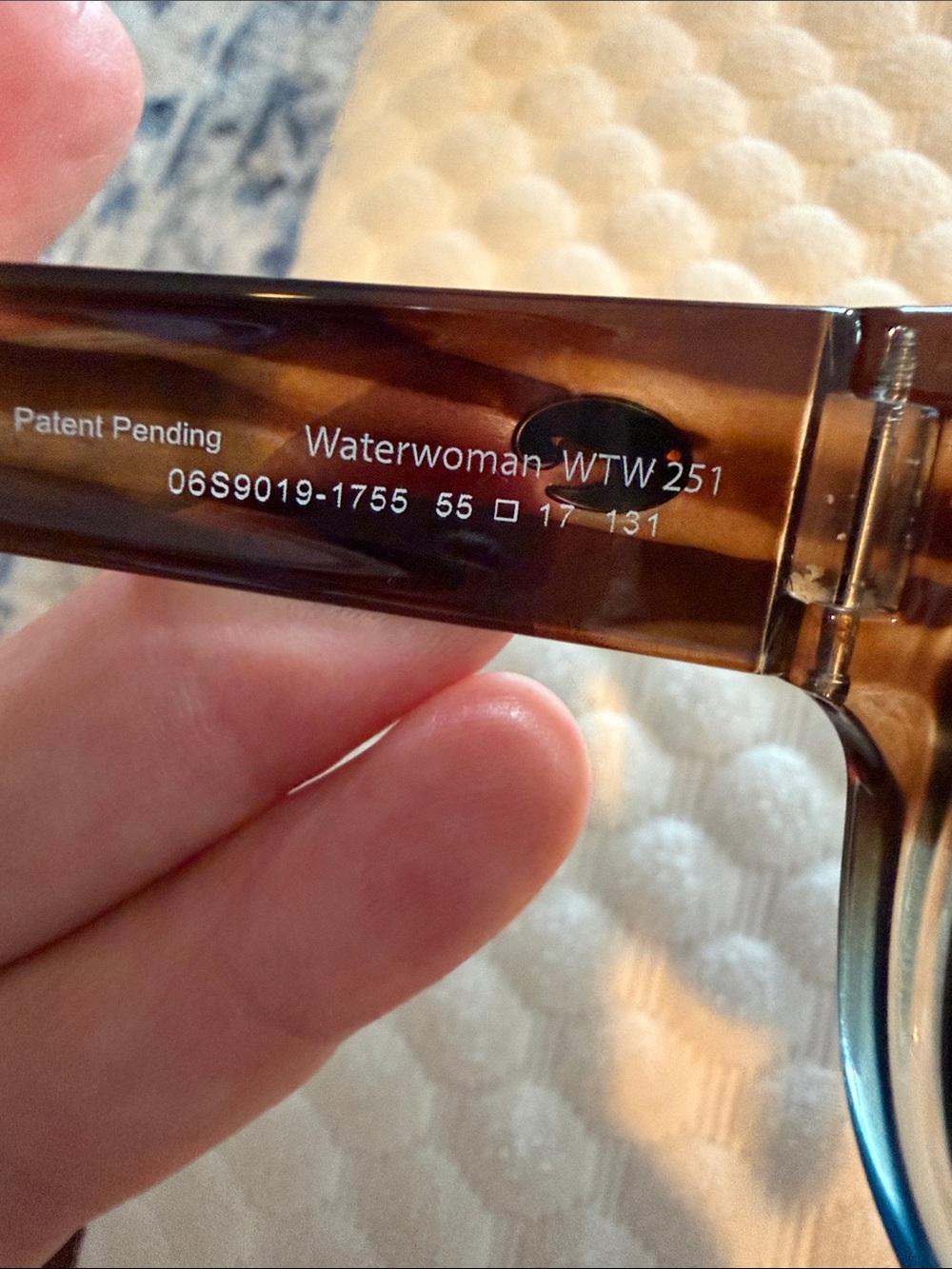 Costa Waterwoman Sunglasses Blue Mirrored Lenses Tortoiseshell Frame NWOT - Picture 5 of 5